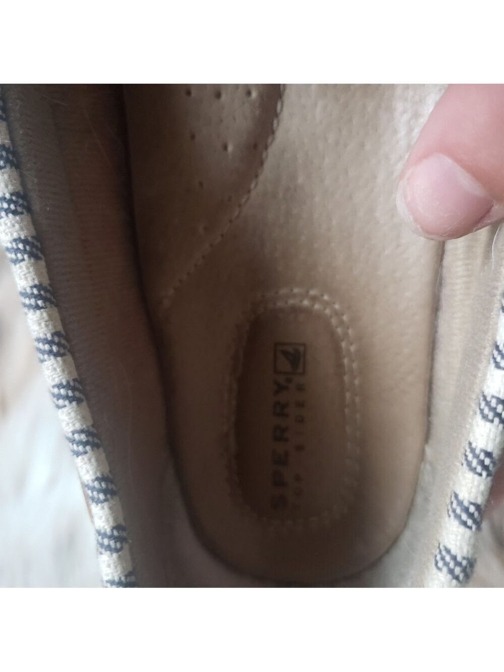 Sperry Periwinkle Cherry Print Shoes - Picture 7 of 7